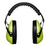 Allen Co Youth Foldable Safety Earmuffs, 21dB NRR, ANSI S3.19 & CE EN352-1 Protection Rated, Black/Chartreuse 2327